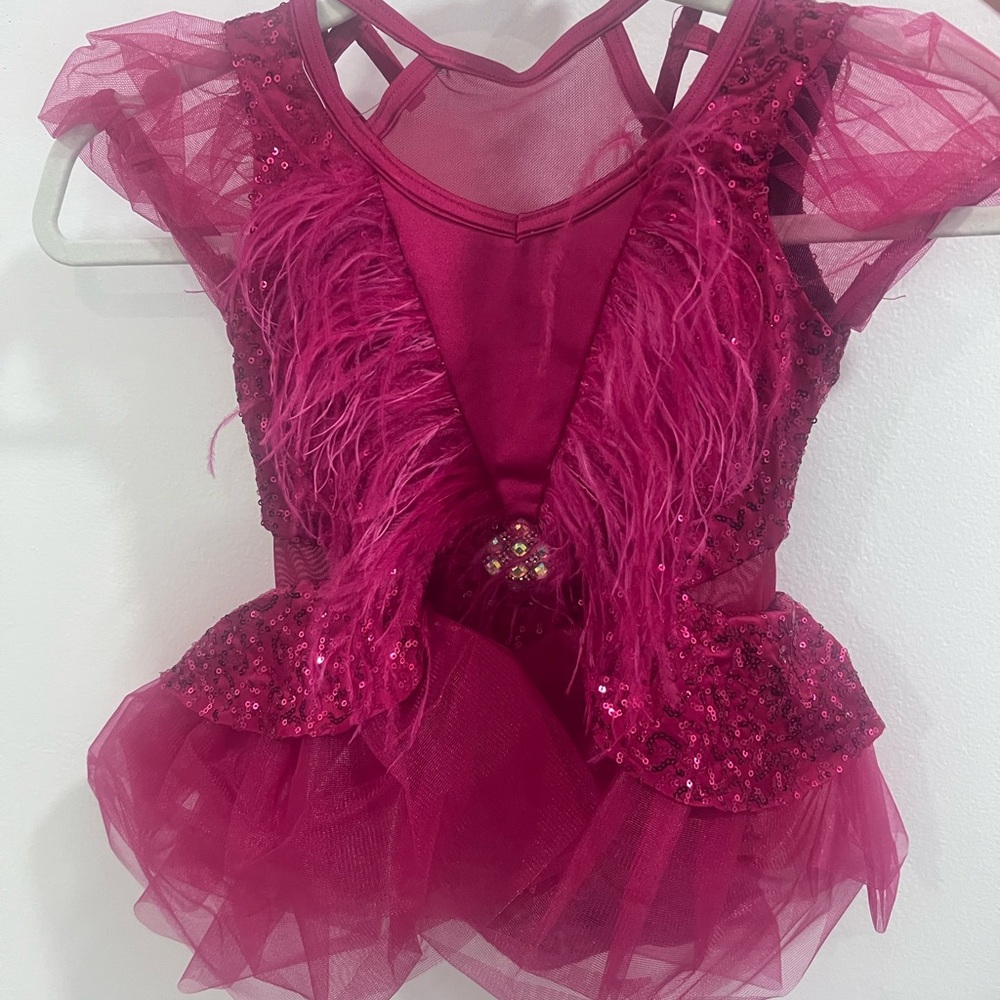 Weissman Red Sequin Jazz Costume